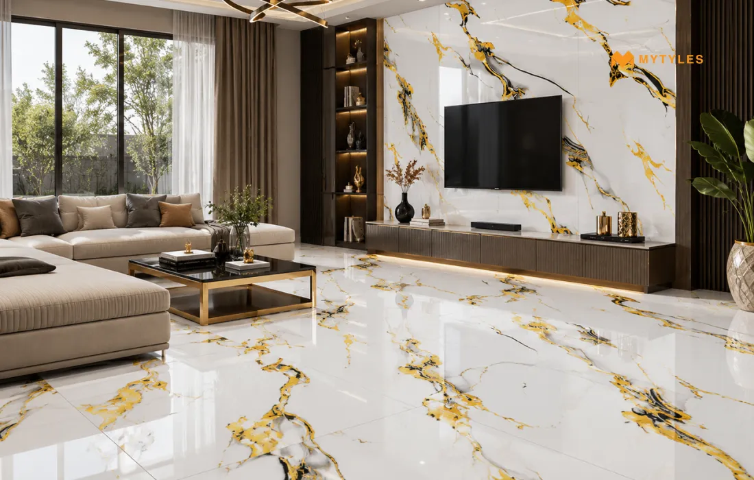 Vitrified Tile in Living Room